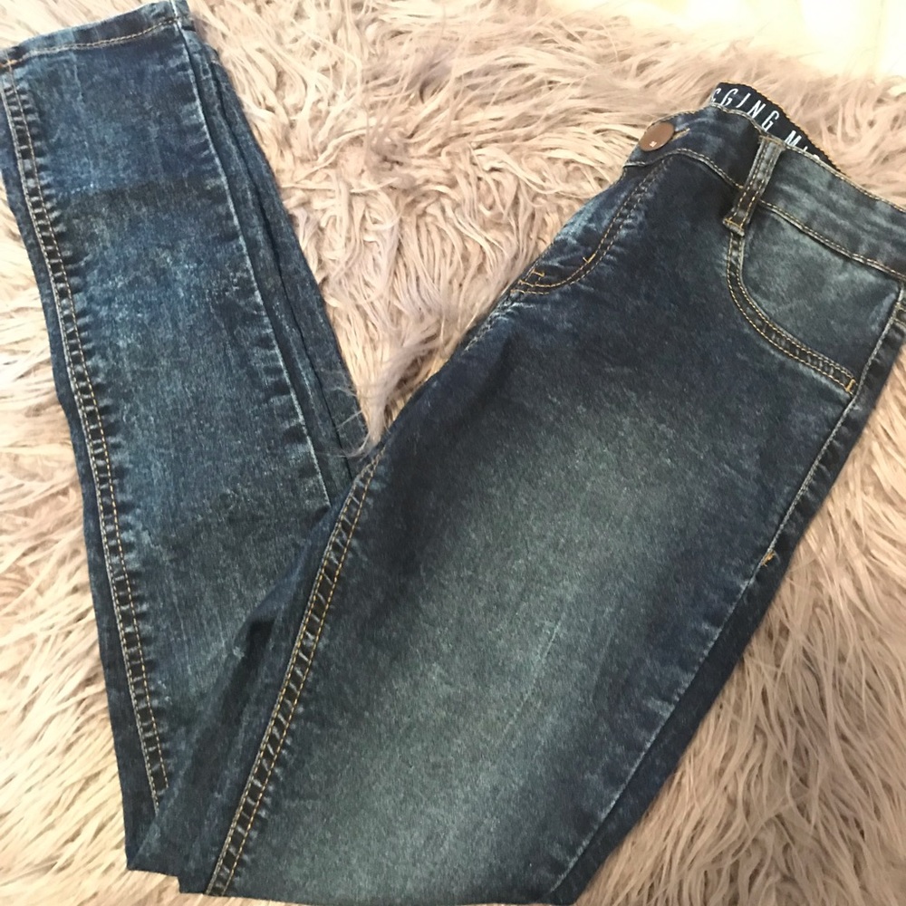 Dark Denim Skinny Jeggings